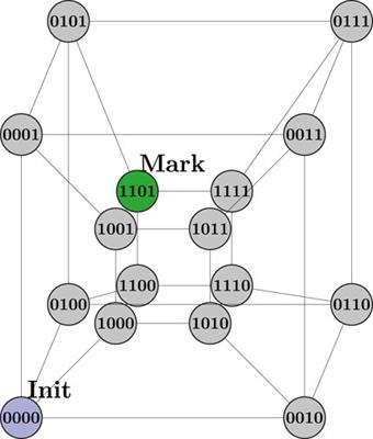 The quantum hypercube as a k-mer graph